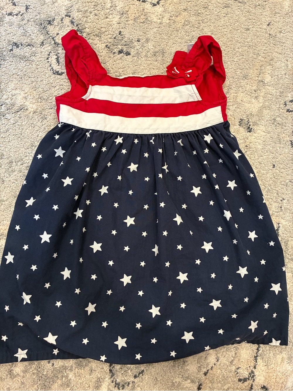 Gymboree Red, White & Navy Star Dress